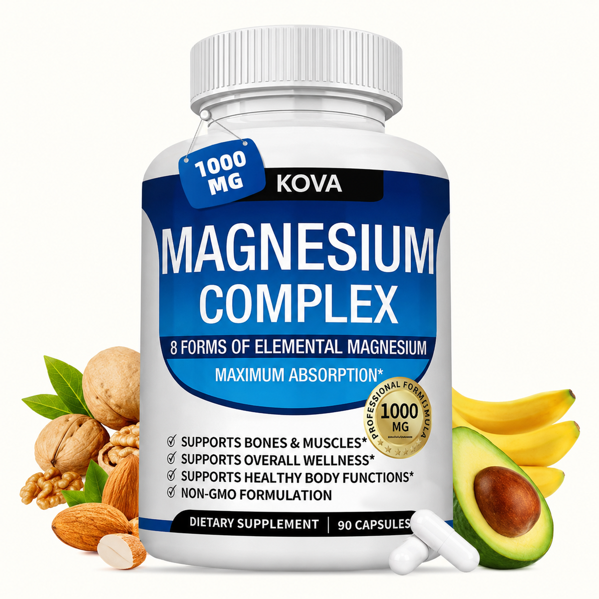 Kova Magnesium Complex 1000 MG bottle