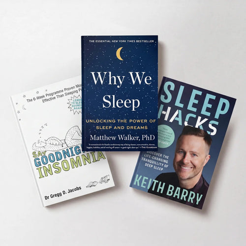 3 Book Sleep Bundle — Say Goodnight to Insomnia, Why We Sleep, Sleep Hacks